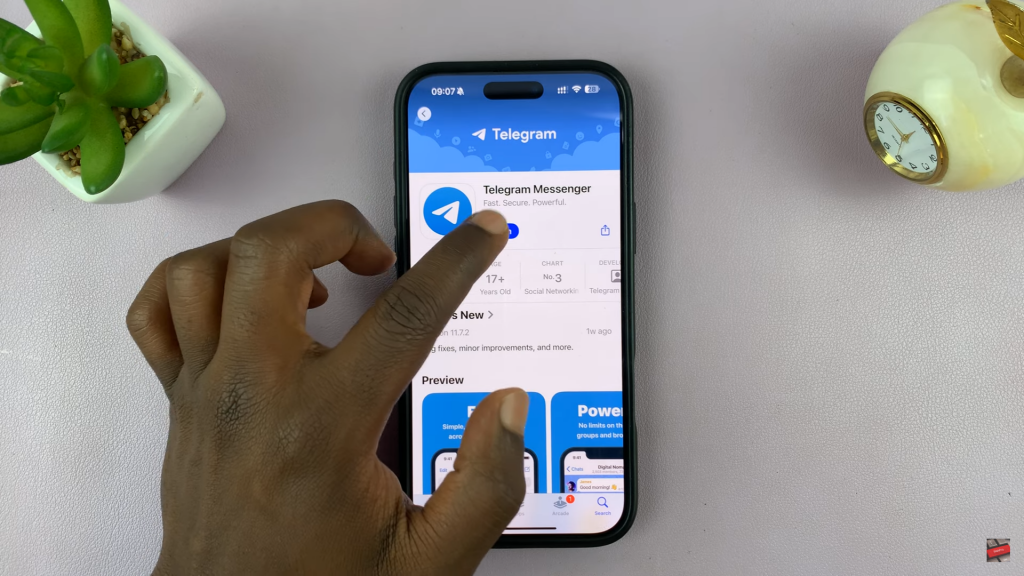 Install Telegram App On iPhone