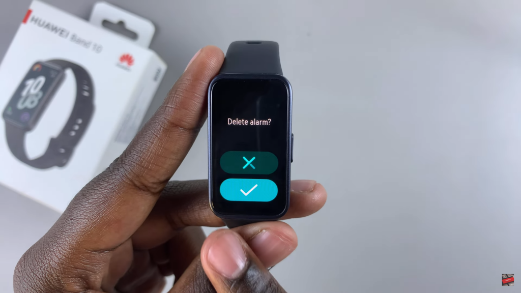 Delete An Alarm On Huawei Band 10