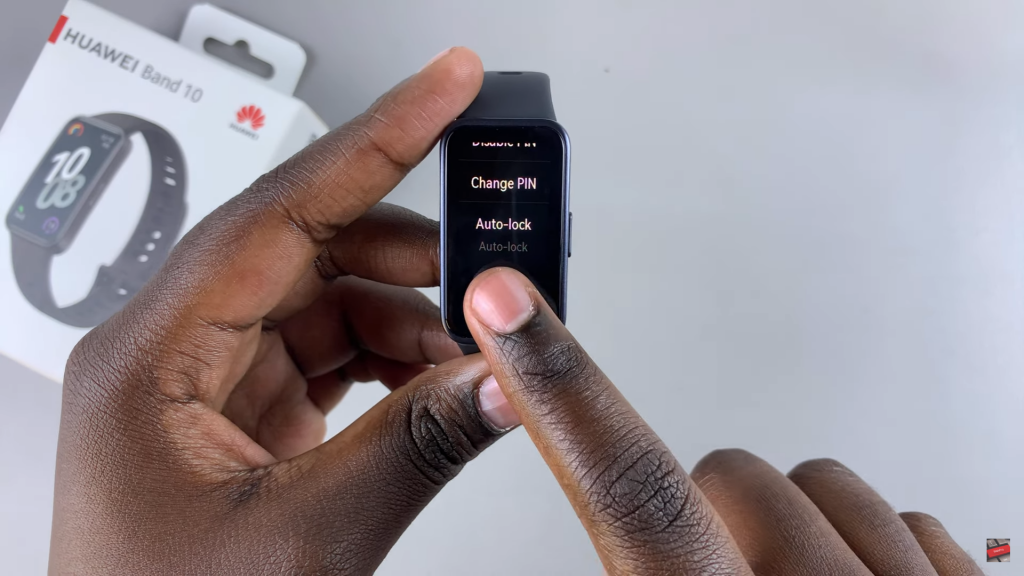 Disable Auto Lock On Huawei Band 10