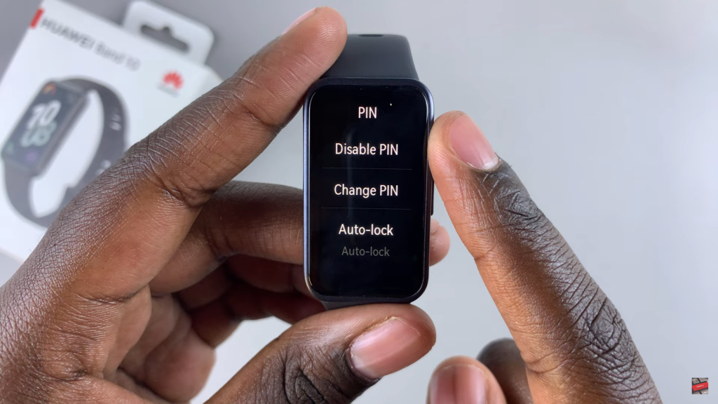 Disable PIN On Huawei Band 10