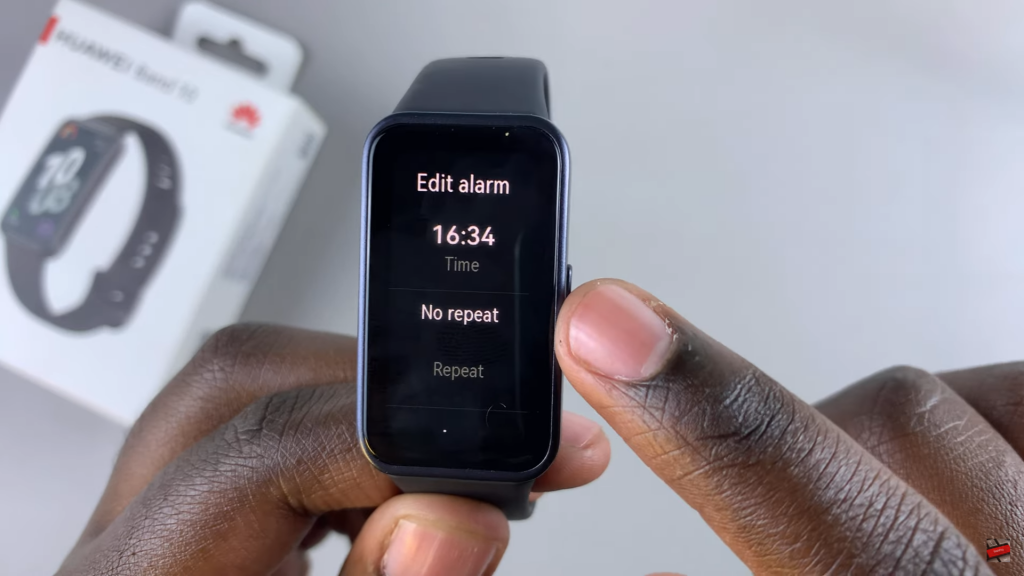 Edit An Alarm On Huawei Band 10