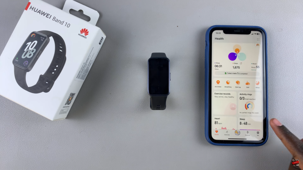 Enable iPhone Notifications On Huawei Band 10