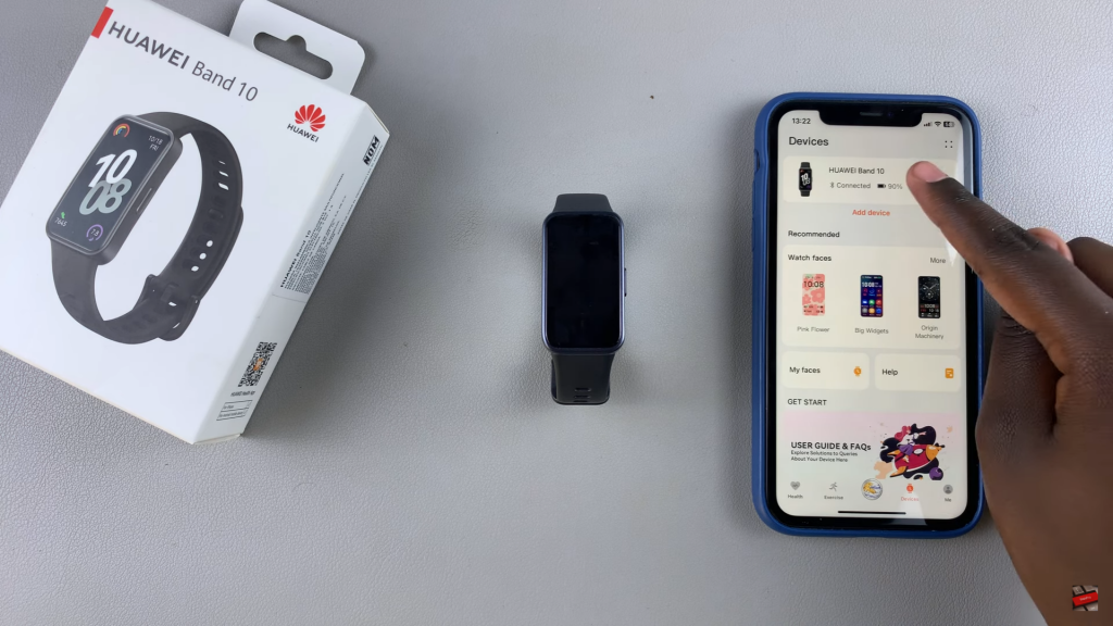 Enable iPhone Notifications On Huawei Band 10