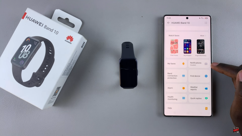 Enable Android Notifications On Huawei Band 10