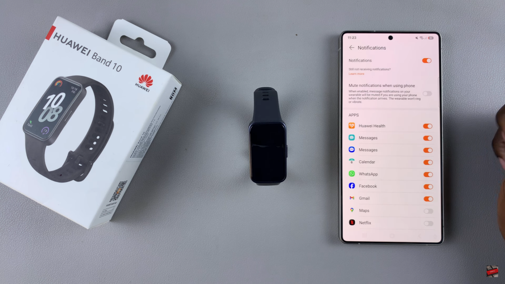 Enable Android Notifications On Huawei Band 10