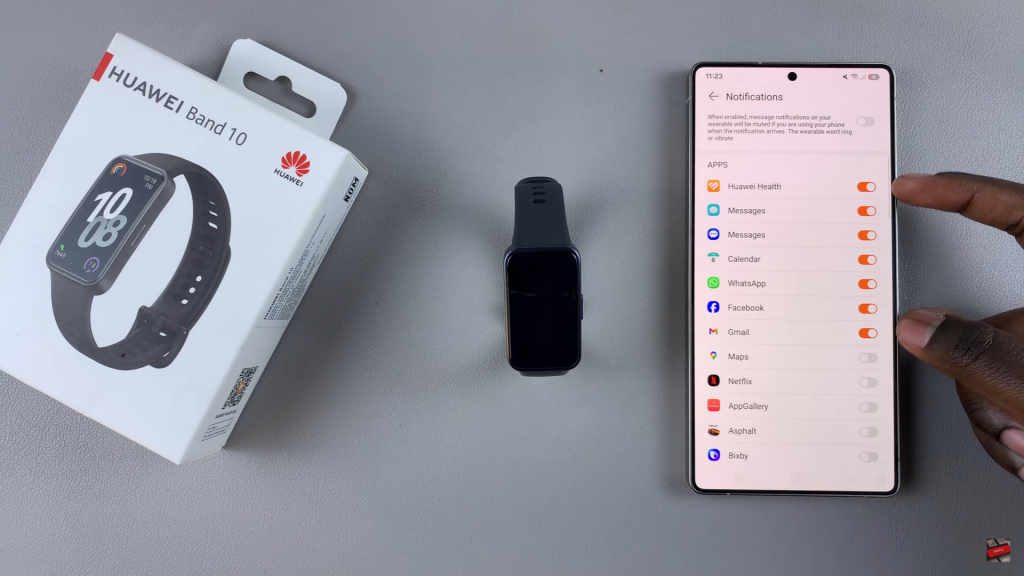 Enable Android Notifications On Huawei Band 10