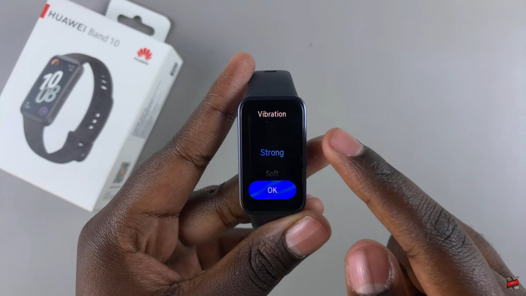 Enable Vibration On Huawei Band 10