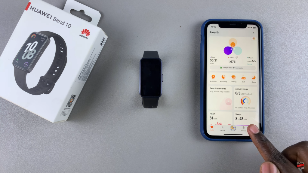 Disconnect Huawei Band 10 From iPhone