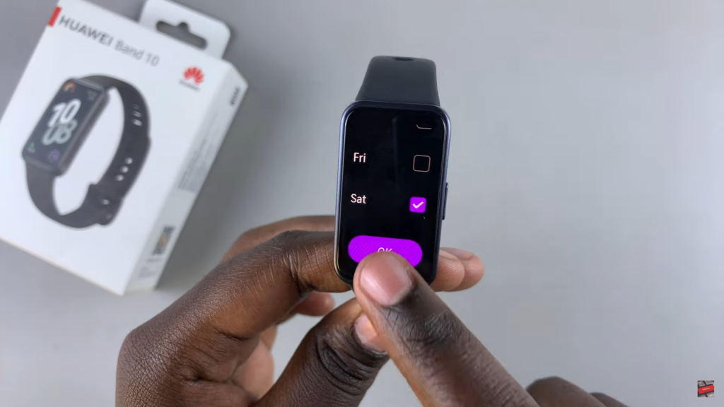 Create Sleep Schedule On Huawei Band 10