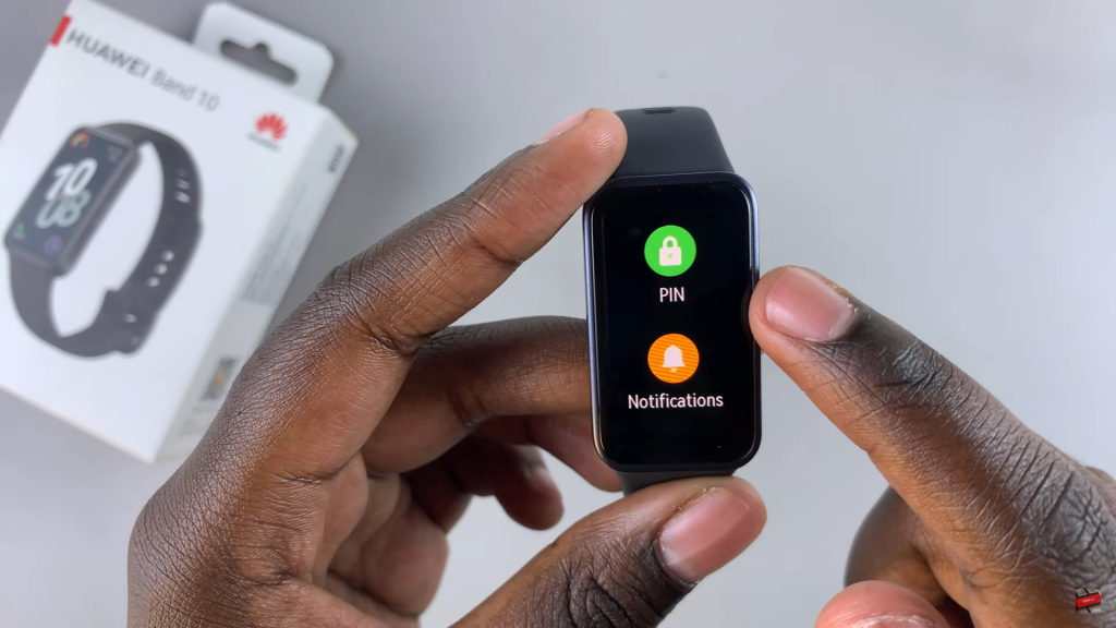 Set PIN On Huawei Band 10
