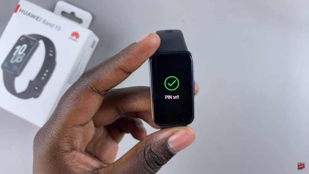  Set PIN On Huawei Band 10